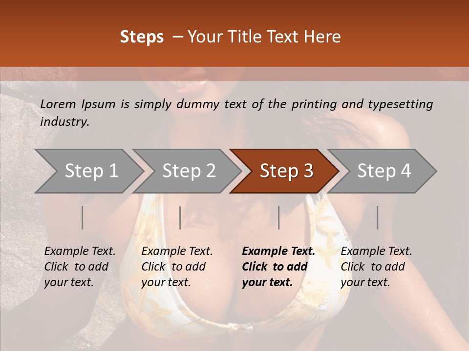 Girl  Beauty PowerPoint Template
