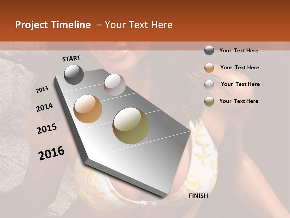 Girl  Beauty PowerPoint Template