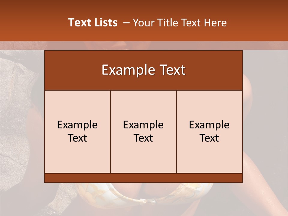 Girl  Beauty PowerPoint Template