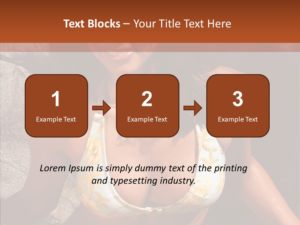 Girl  Beauty PowerPoint Template