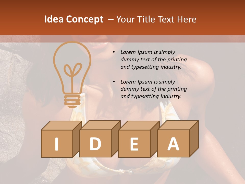 Girl  Beauty PowerPoint Template