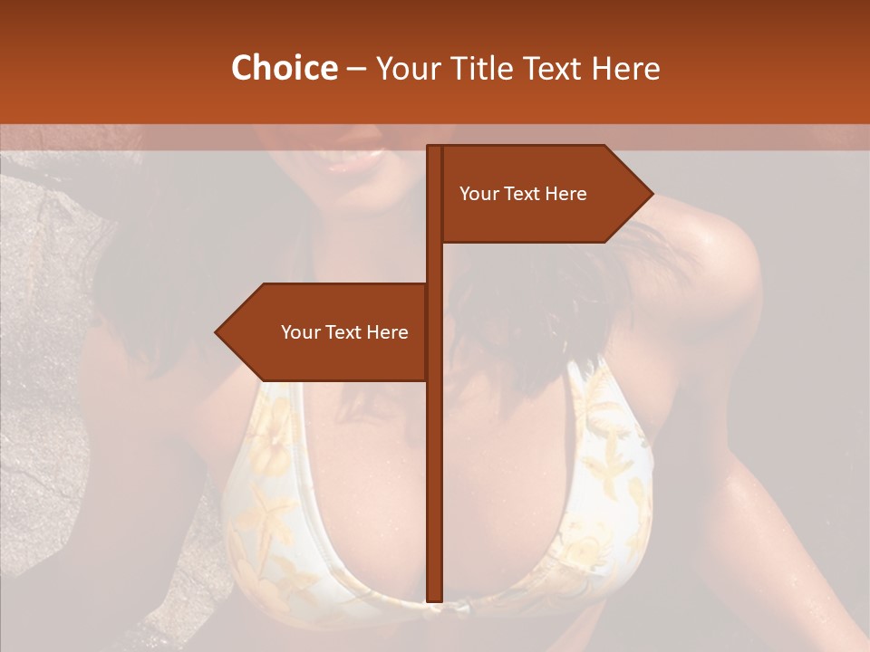 Girl  Beauty PowerPoint Template