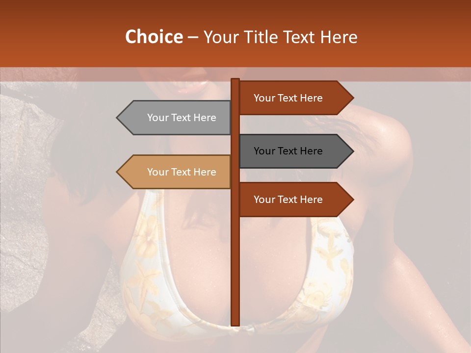 Girl  Beauty PowerPoint Template