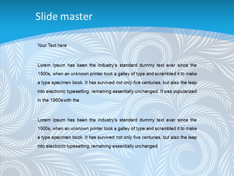 Retro Floral Year PowerPoint Template