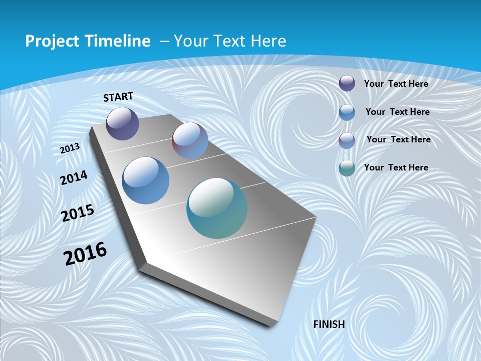 Retro Floral Year PowerPoint Template