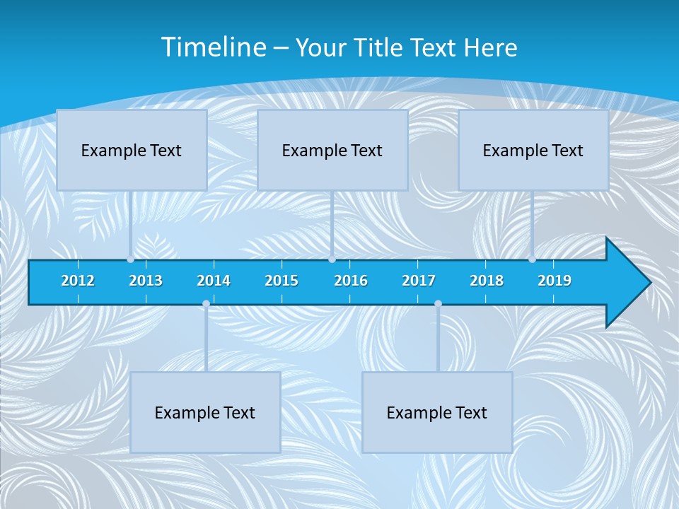 Retro Floral Year PowerPoint Template