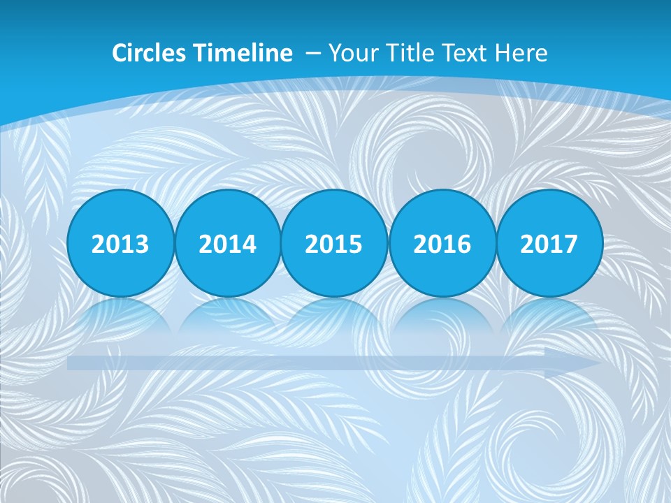 Retro Floral Year PowerPoint Template