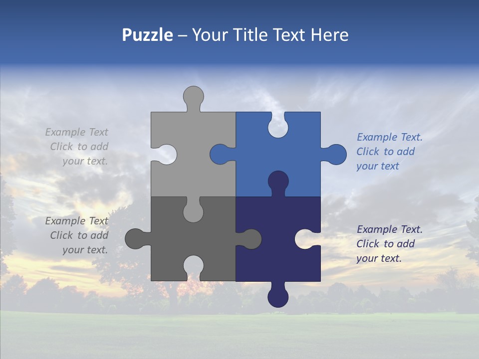 Colorful Plain Growing PowerPoint Template