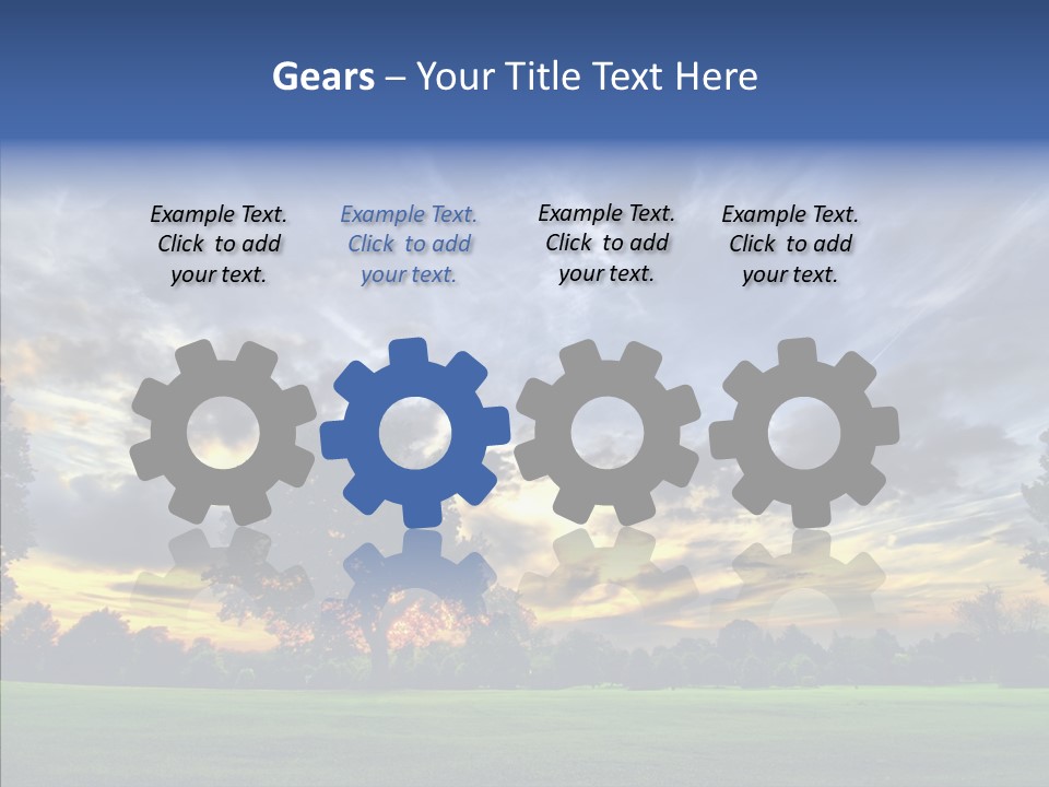 Colorful Plain Growing PowerPoint Template