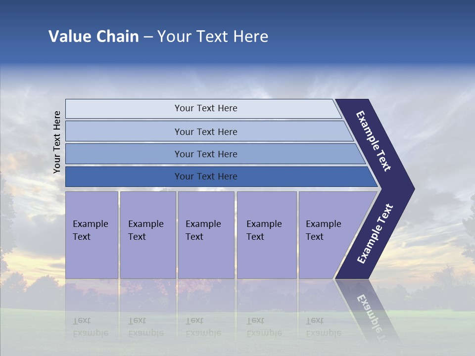 Colorful Plain Growing PowerPoint Template