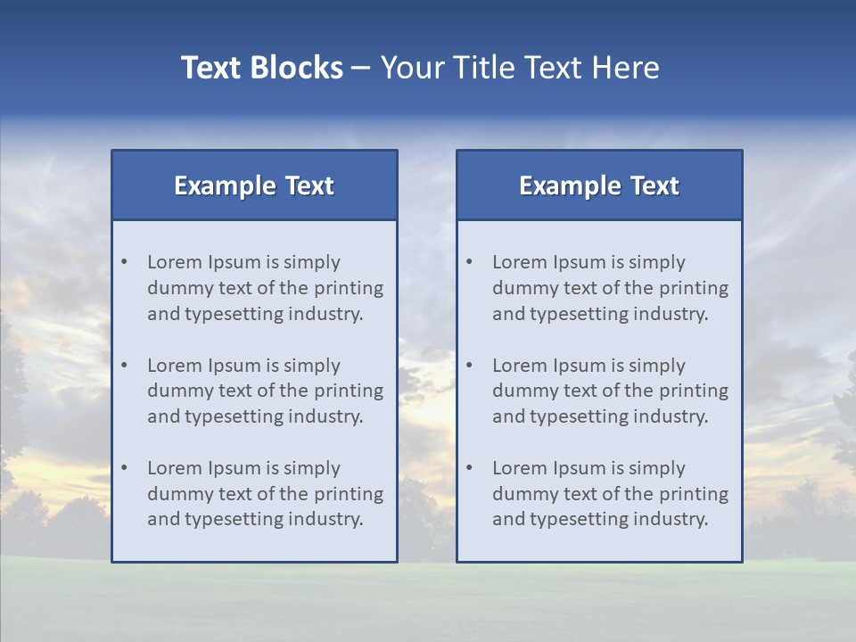 Colorful Plain Growing PowerPoint Template