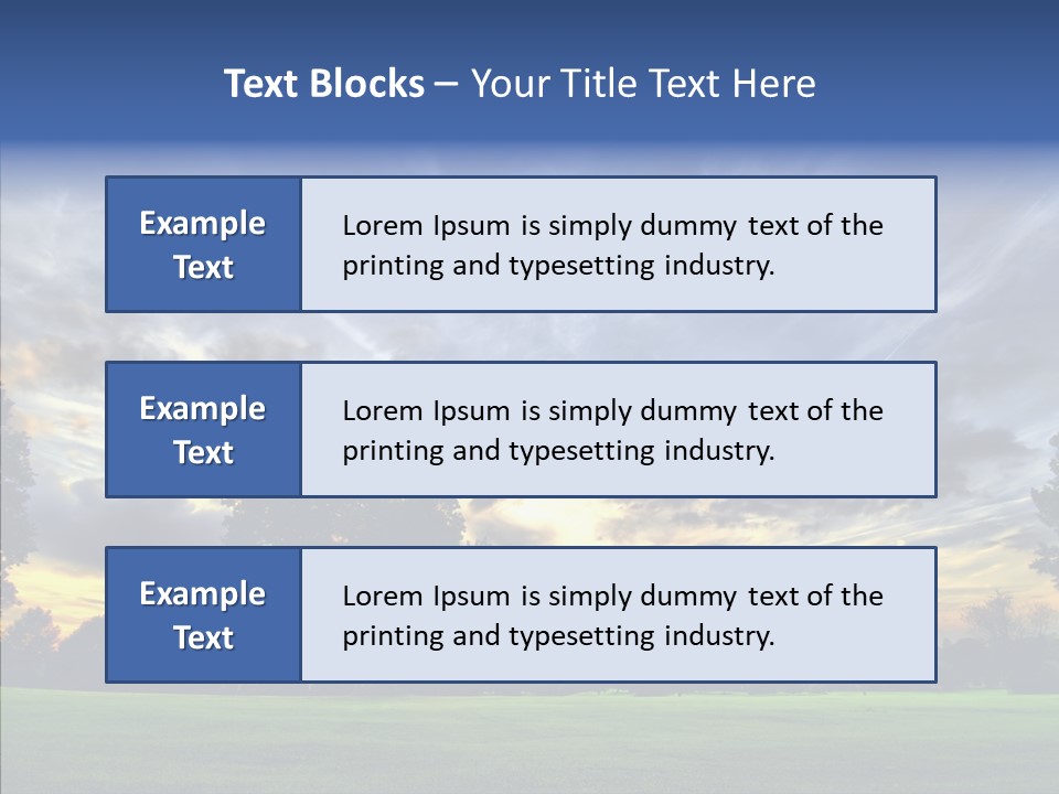 Colorful Plain Growing PowerPoint Template