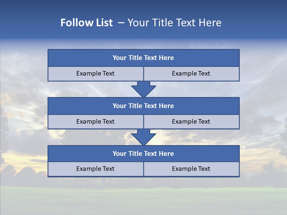 Colorful Plain Growing PowerPoint Template