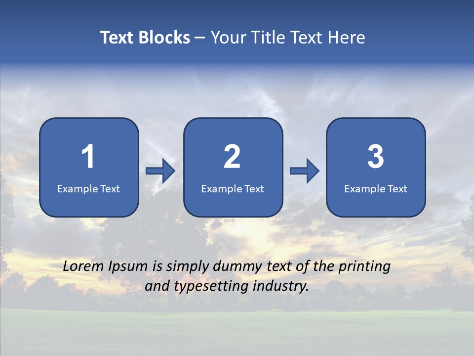 Colorful Plain Growing PowerPoint Template