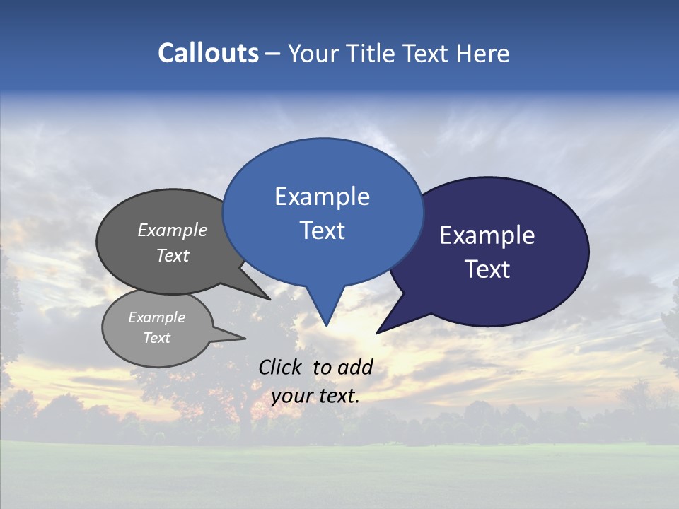 Colorful Plain Growing PowerPoint Template
