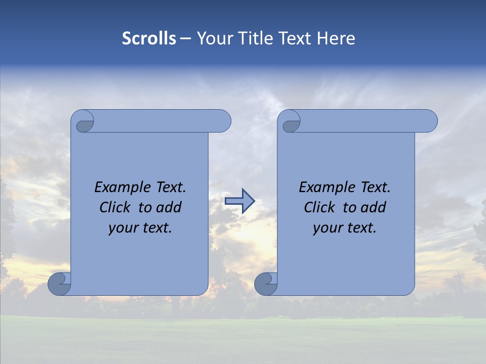 Colorful Plain Growing PowerPoint Template