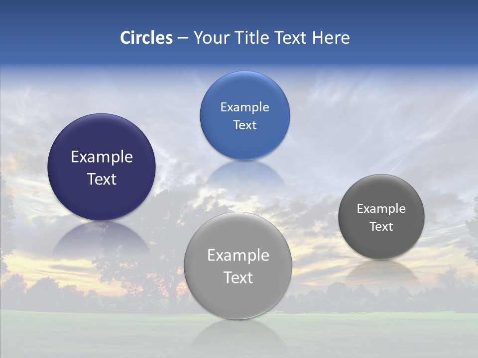 Colorful Plain Growing PowerPoint Template
