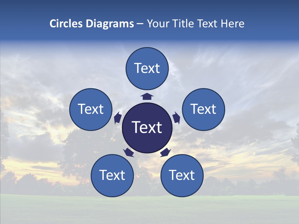 Colorful Plain Growing PowerPoint Template