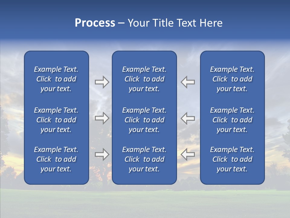 Colorful Plain Growing PowerPoint Template