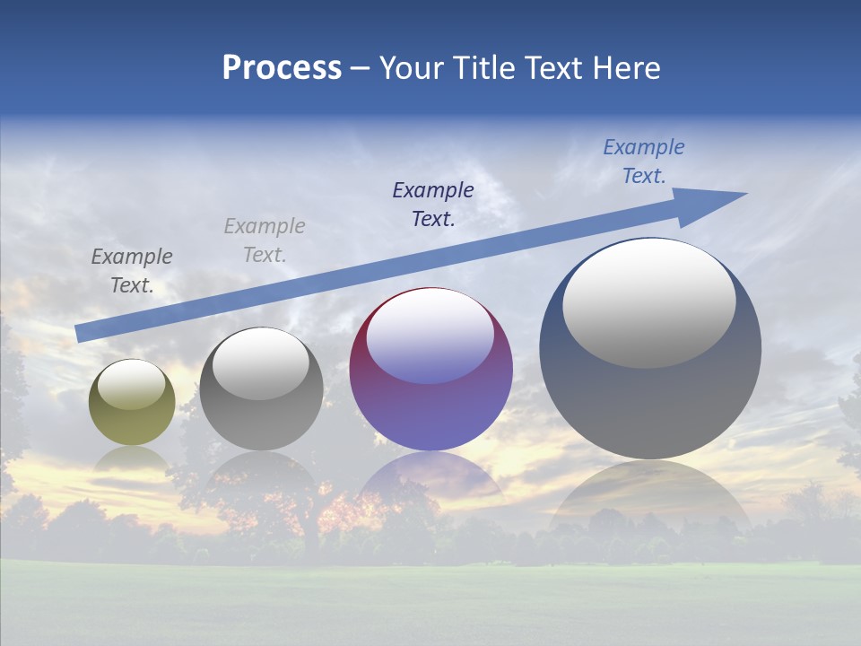 Colorful Plain Growing PowerPoint Template