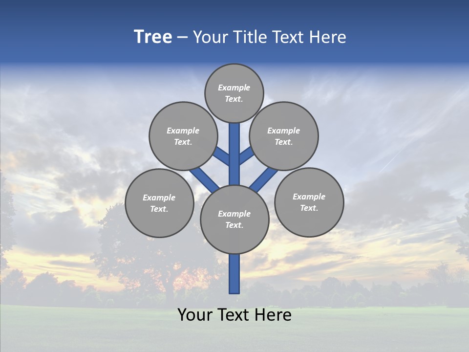 Colorful Plain Growing PowerPoint Template