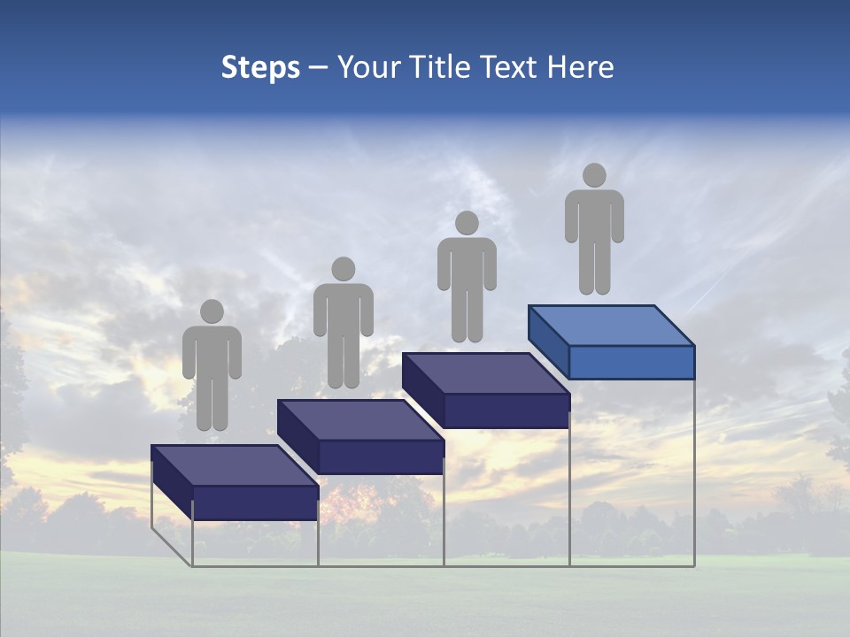 Colorful Plain Growing PowerPoint Template