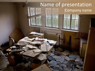 Document Inoperative Abandoned PowerPoint Template