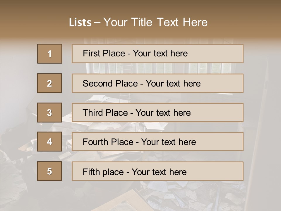 Document Inoperative Abandoned PowerPoint Template