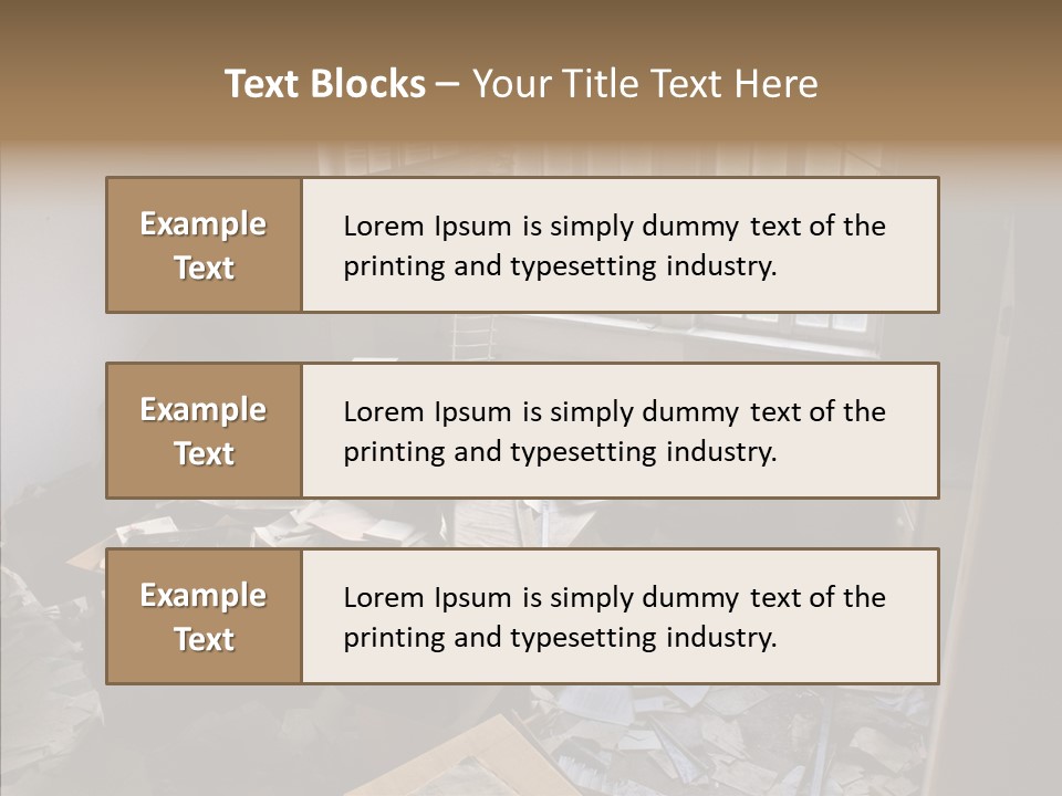 Document Inoperative Abandoned PowerPoint Template