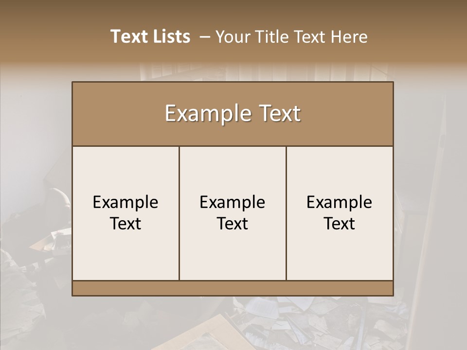 Document Inoperative Abandoned PowerPoint Template