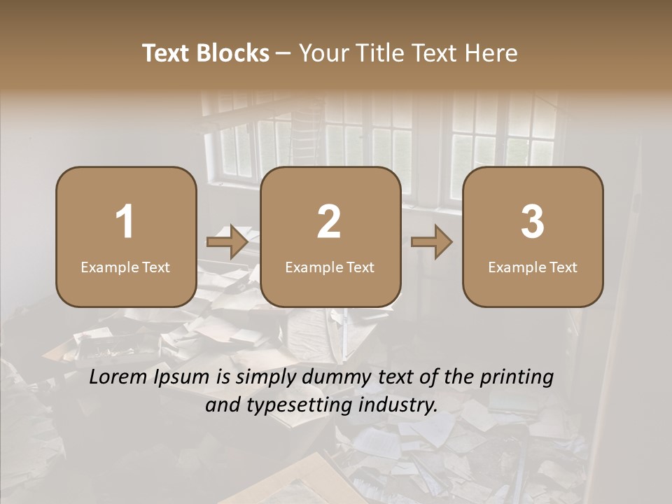 Document Inoperative Abandoned PowerPoint Template