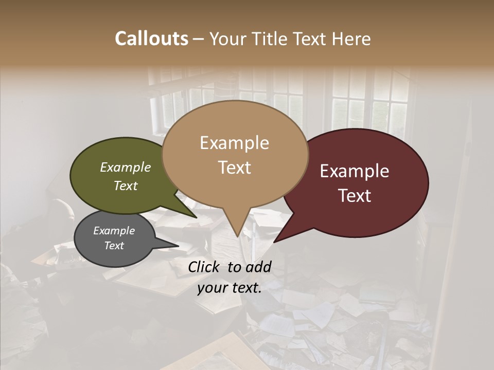 Document Inoperative Abandoned PowerPoint Template