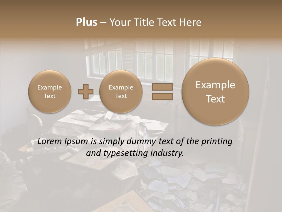 Document Inoperative Abandoned PowerPoint Template