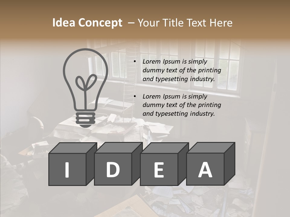 Document Inoperative Abandoned PowerPoint Template