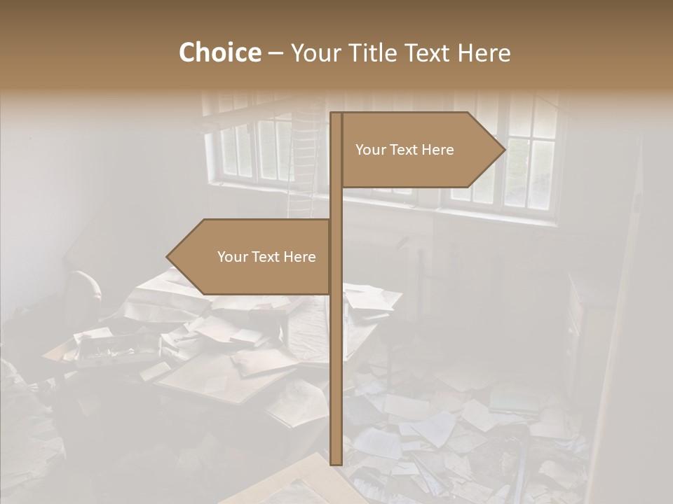Document Inoperative Abandoned PowerPoint Template