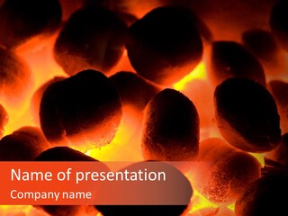 Fuel Fire Inferno PowerPoint Template