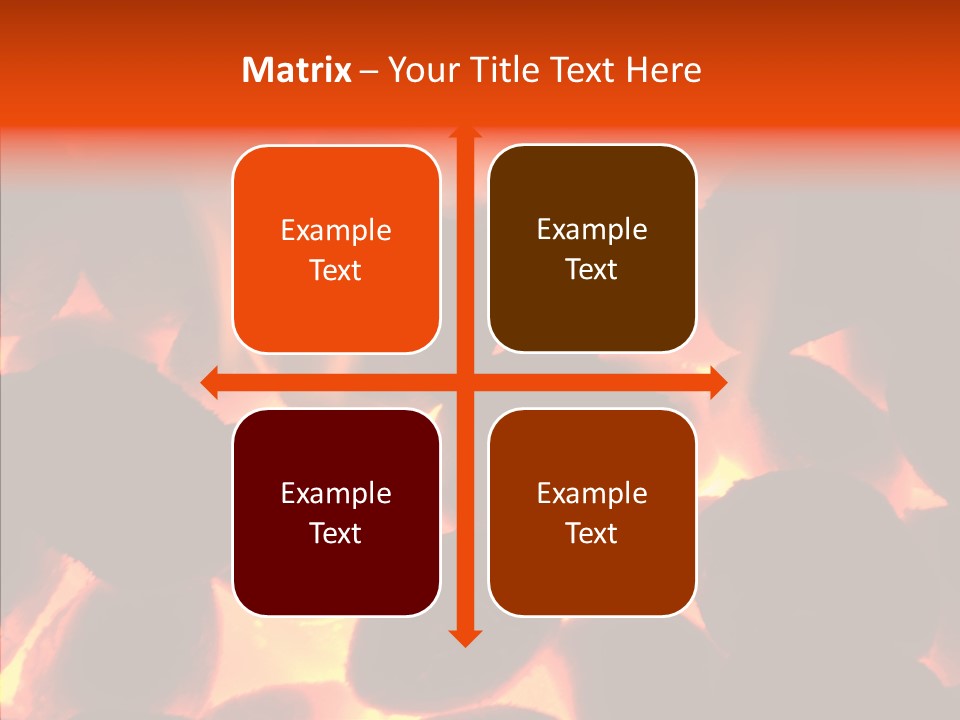 Purgatory Oven Blazing PowerPoint Template