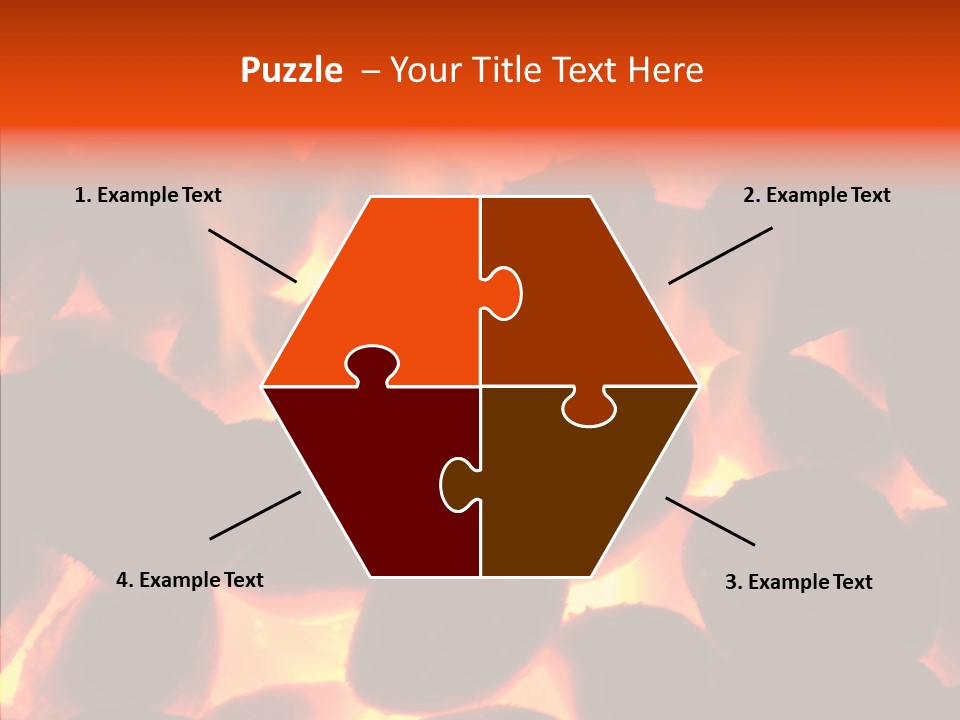 Purgatory Oven Blazing PowerPoint Template