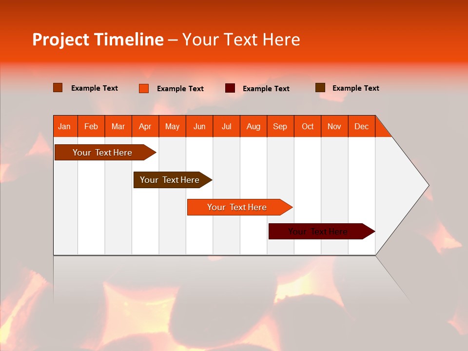 Purgatory Oven Blazing PowerPoint Template