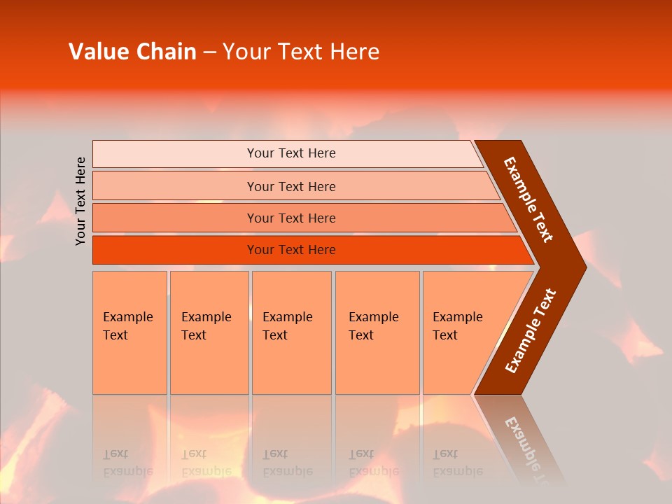 Purgatory Oven Blazing PowerPoint Template