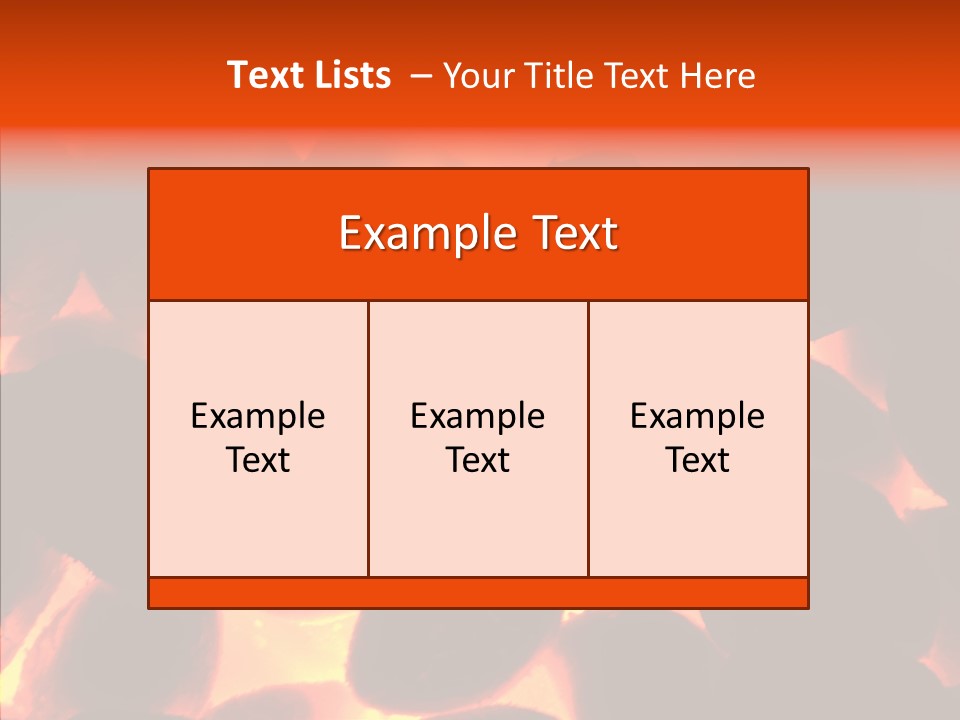 Purgatory Oven Blazing PowerPoint Template