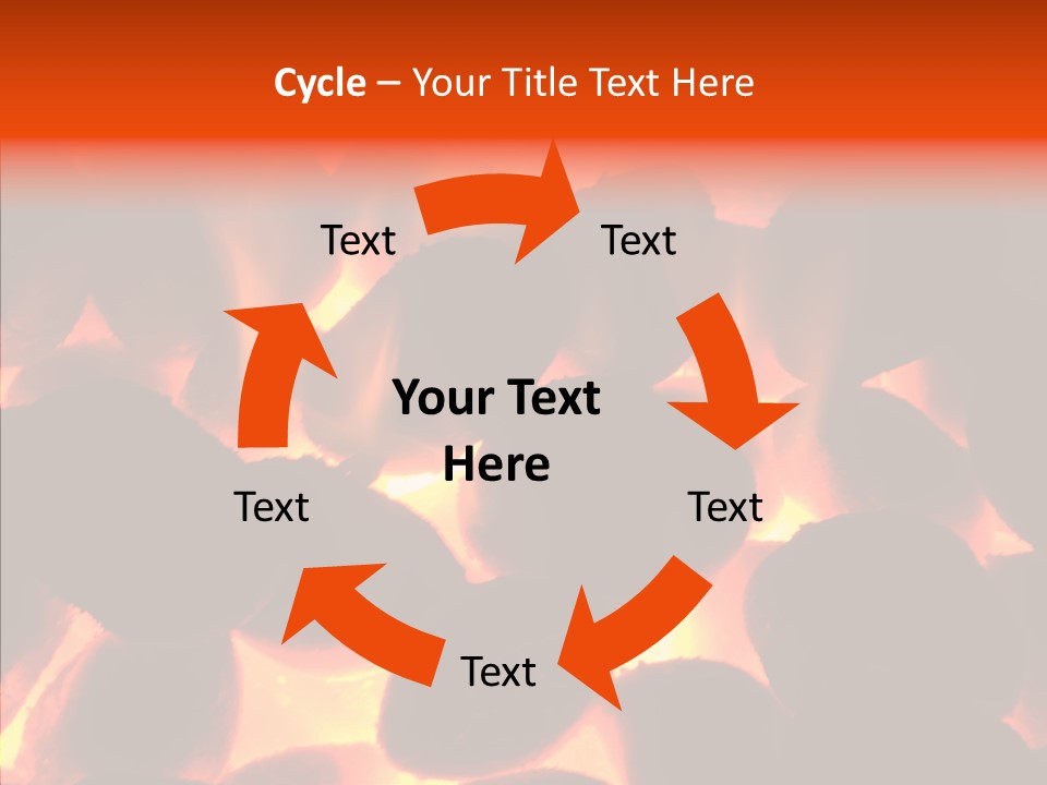 Purgatory Oven Blazing PowerPoint Template