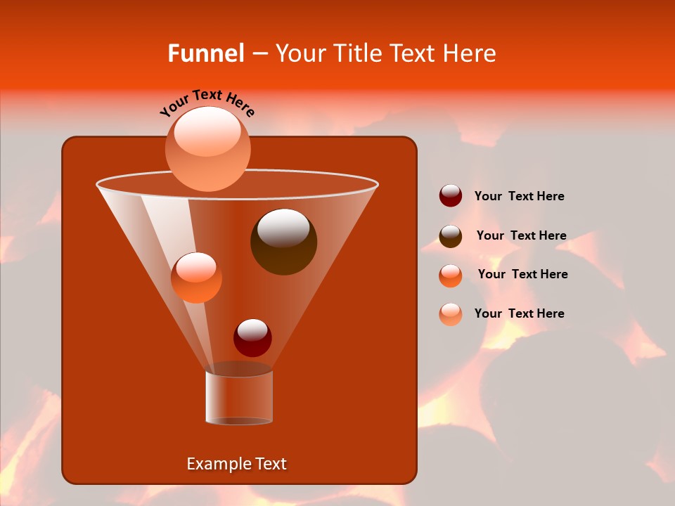 Purgatory Oven Blazing PowerPoint Template