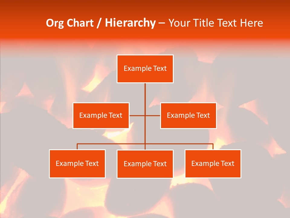 Purgatory Oven Blazing PowerPoint Template