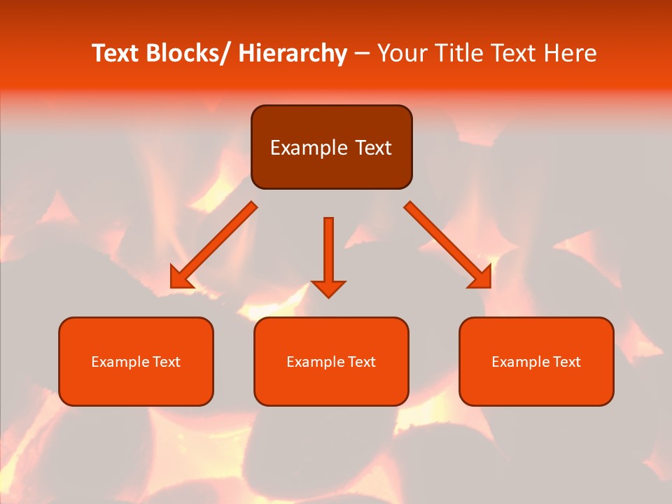 Purgatory Oven Blazing PowerPoint Template