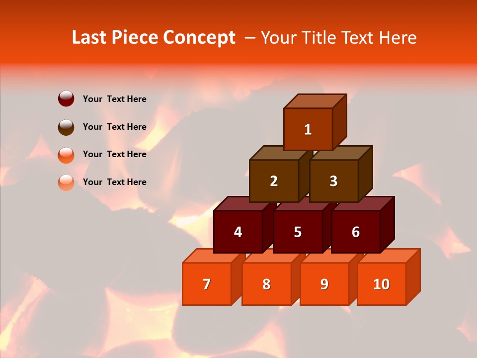 Purgatory Oven Blazing PowerPoint Template