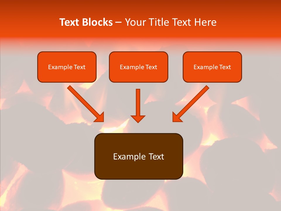 Purgatory Oven Blazing PowerPoint Template