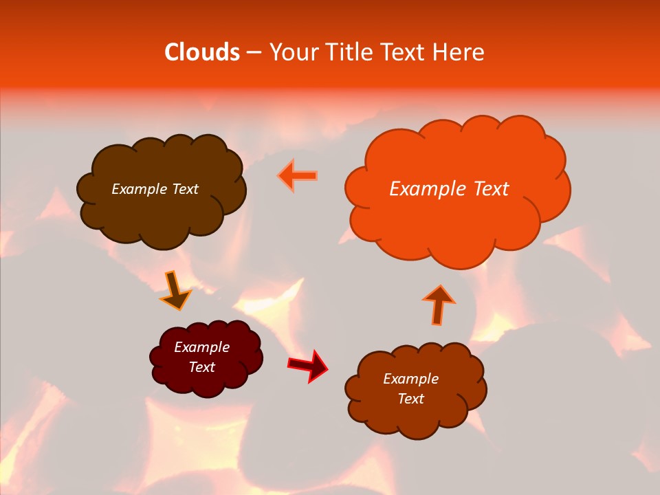 Purgatory Oven Blazing PowerPoint Template