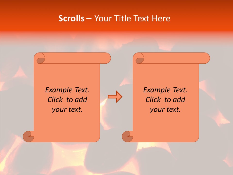 Purgatory Oven Blazing PowerPoint Template