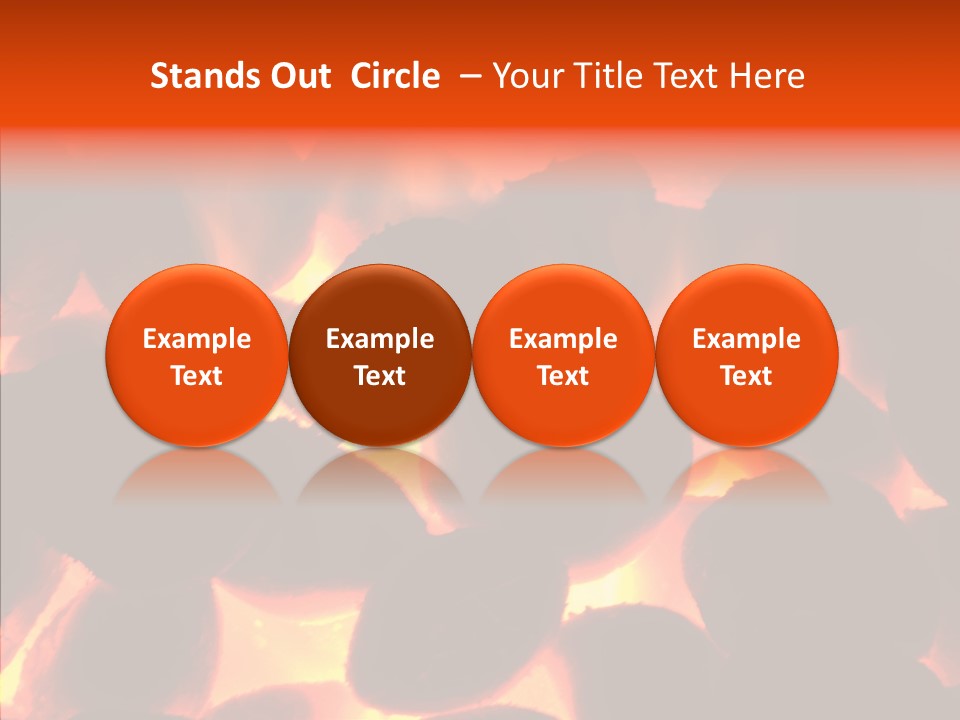 Purgatory Oven Blazing PowerPoint Template